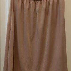 Vassarette 18" Half Slip Double Slits size S Beige